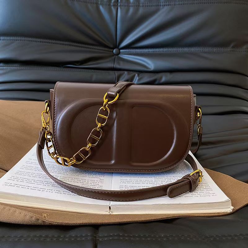 A小众高级感复古链条腋下包时尚单肩斜挎包H026