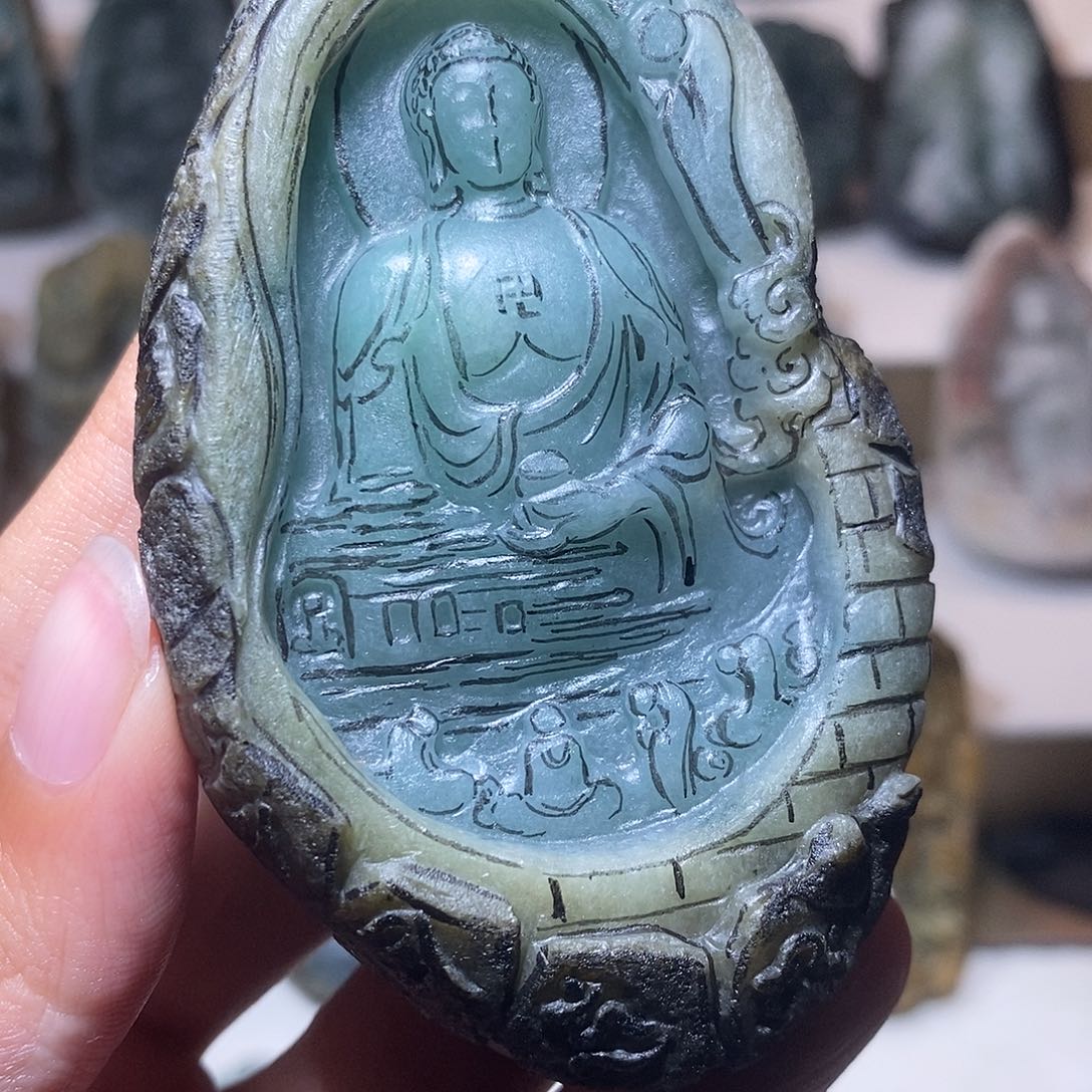 山***司定制翡翠未镶嵌翡翠