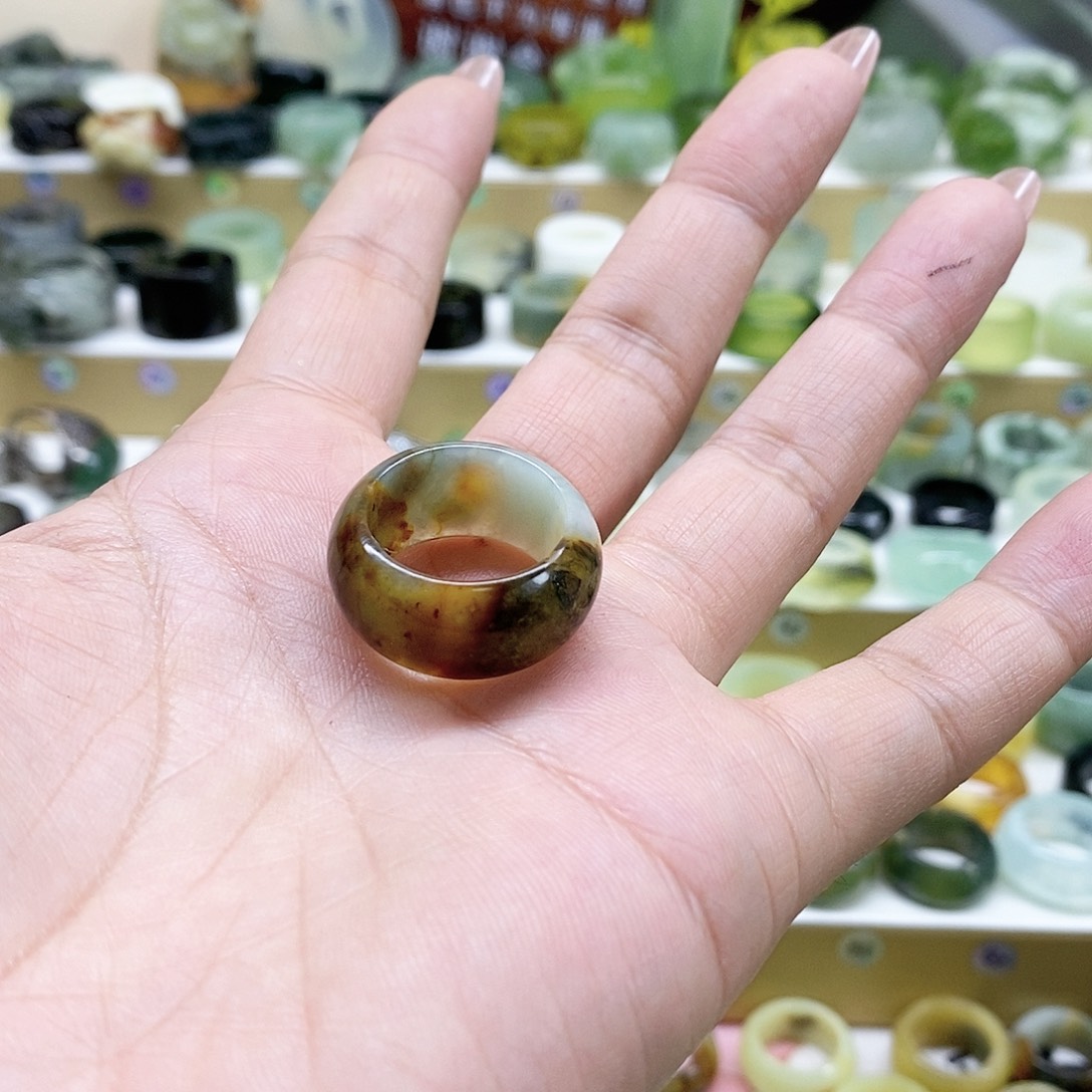 岫玉天然玉石未镶嵌有****～