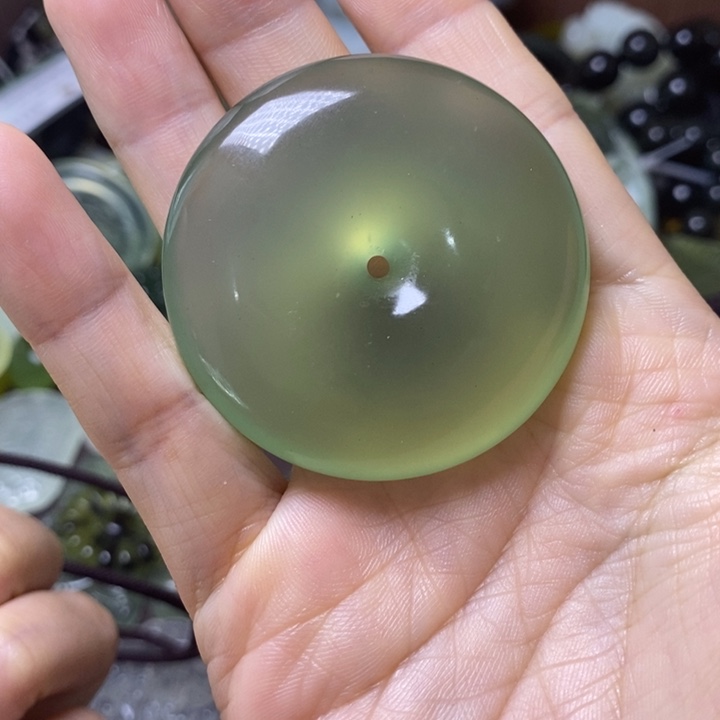 岫玉天然岫玉挂件未镶嵌兆*①
