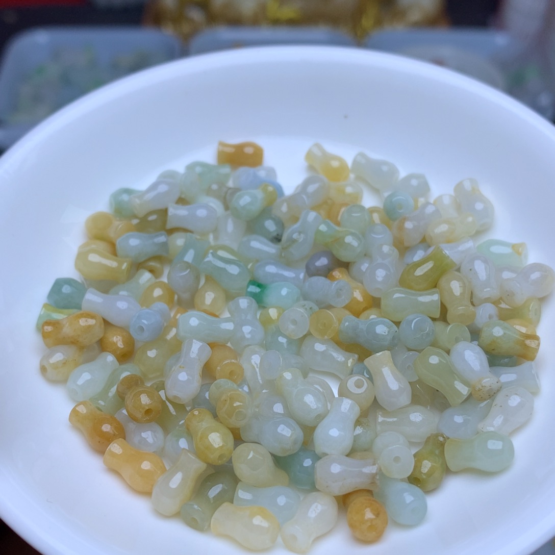 【闪购商品】未镶嵌手链翡翠卡5乘8多宝花瓶80个