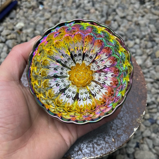 【闪购商品】七彩梦幻 金莲杯 茶杯主人杯陶瓷