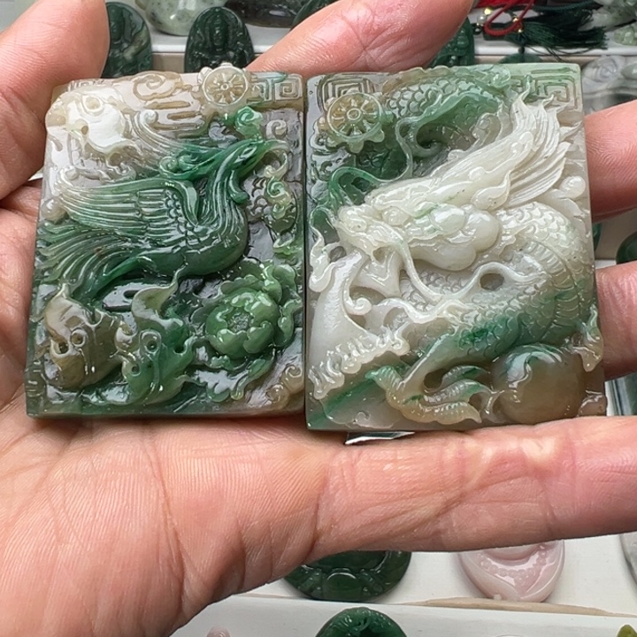 独山玉未镶嵌吊坠(不含链)