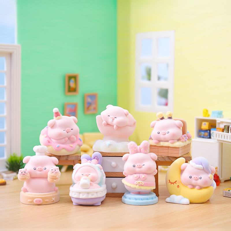 【拆盒】掌上明珠植绒款盲盒摆件创意潮玩桌面装饰品