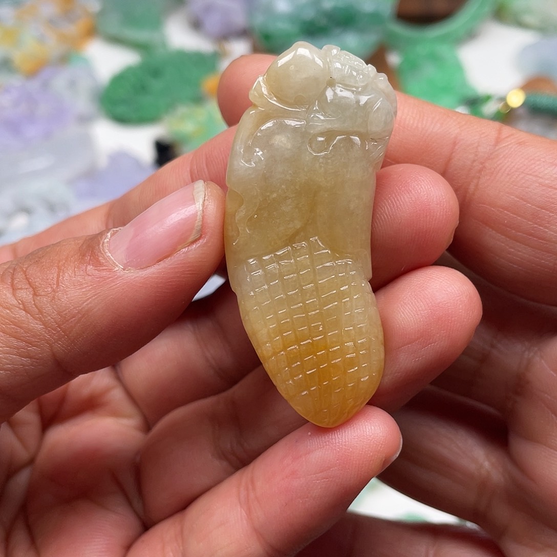 颈饰未镶嵌翡翠翡玉缘翡翠