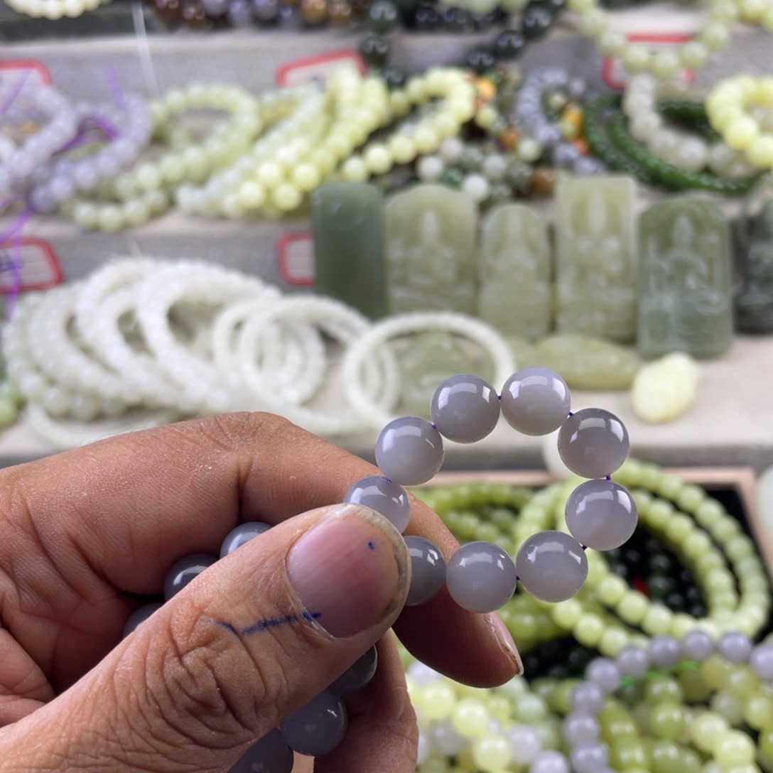 奇***师手链未镶嵌和田玉