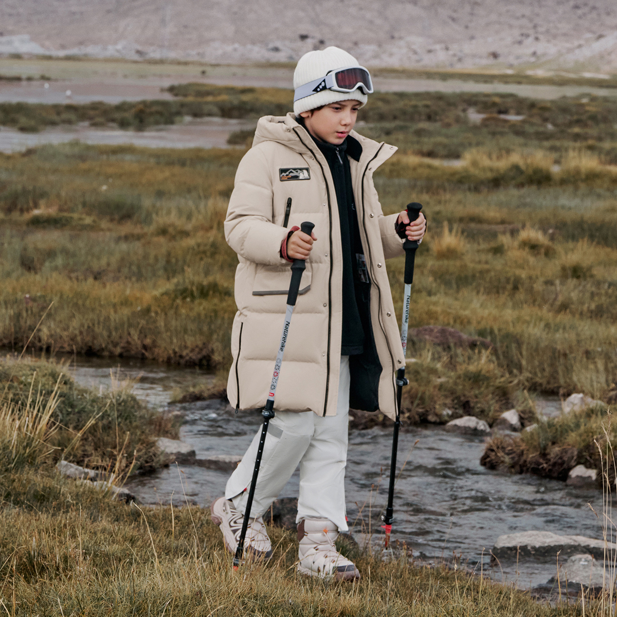 波司登「新国标90绒」冬季中长款保暖加厚户外极寒羽绒服连帽防风