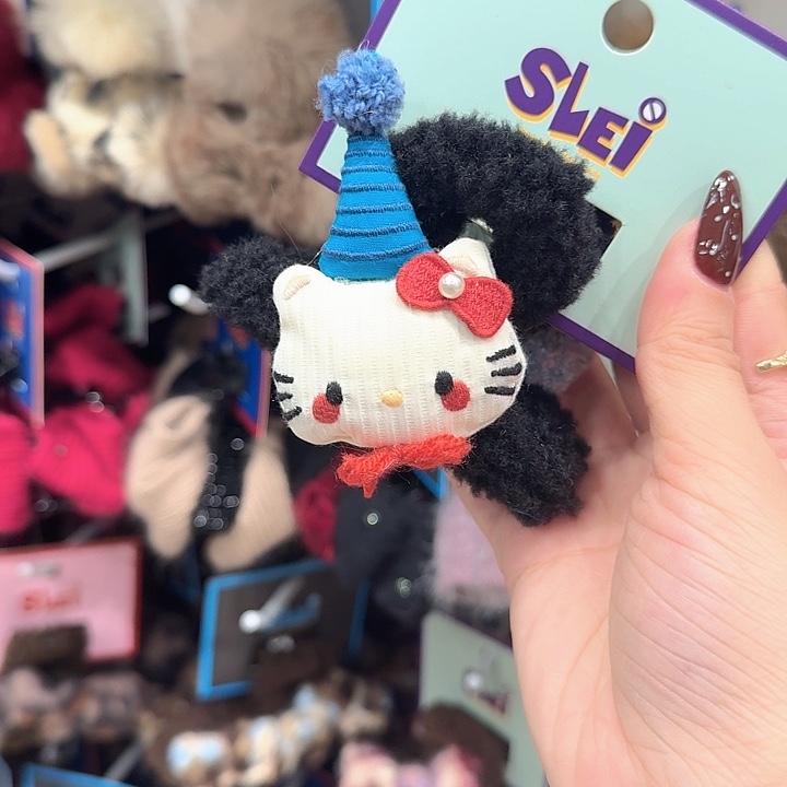 黑色kt猫8公分抓夹