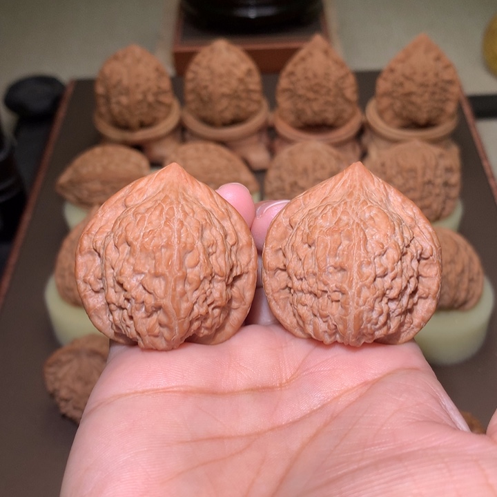 核桃文玩核桃把件七步沟公子帽