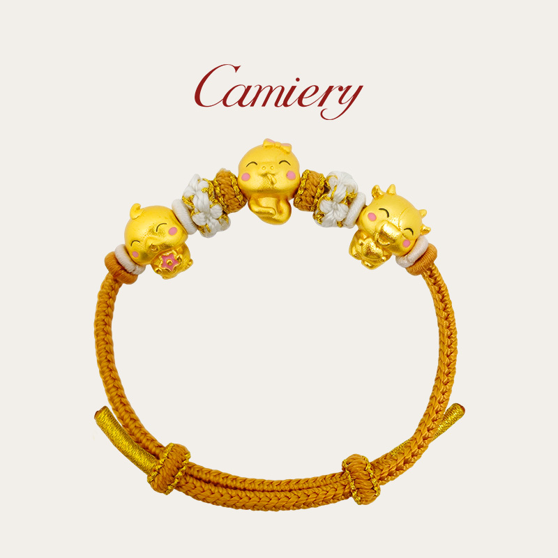 CAMIERY/卡美瑞 新中式三合卡通生肖手链JJ