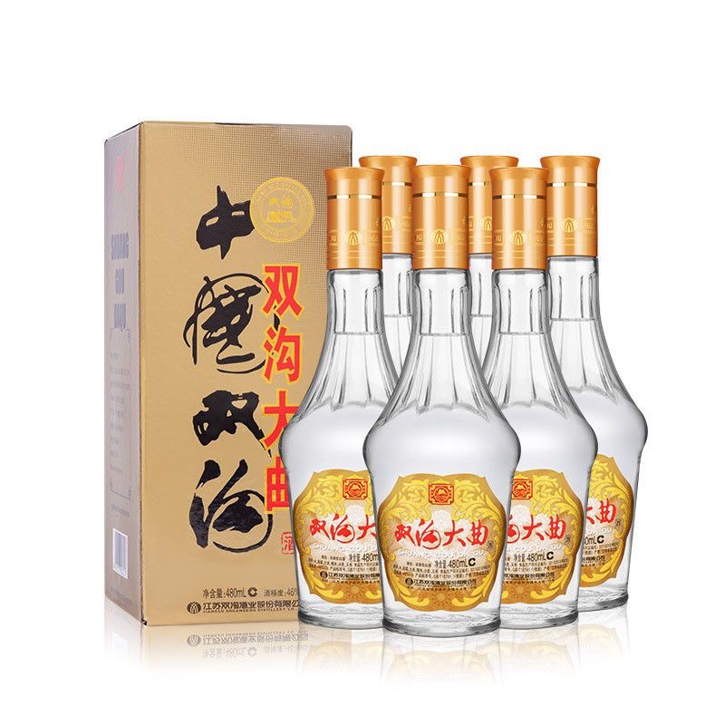 2022年46度大名玻，规格480ml*6瓶