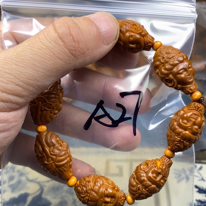橄榄核手串/手链橄榄核雕工艺手串