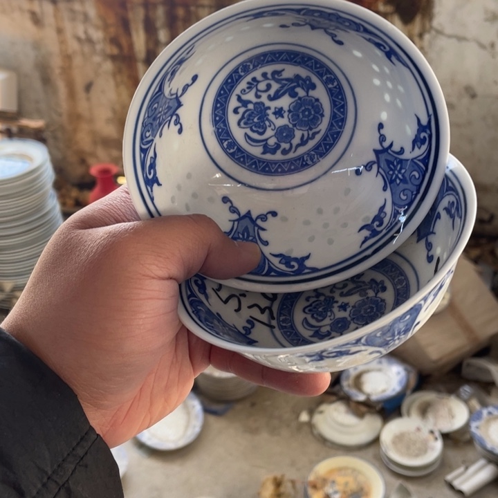 瓷碗景德镇高温细白瓷