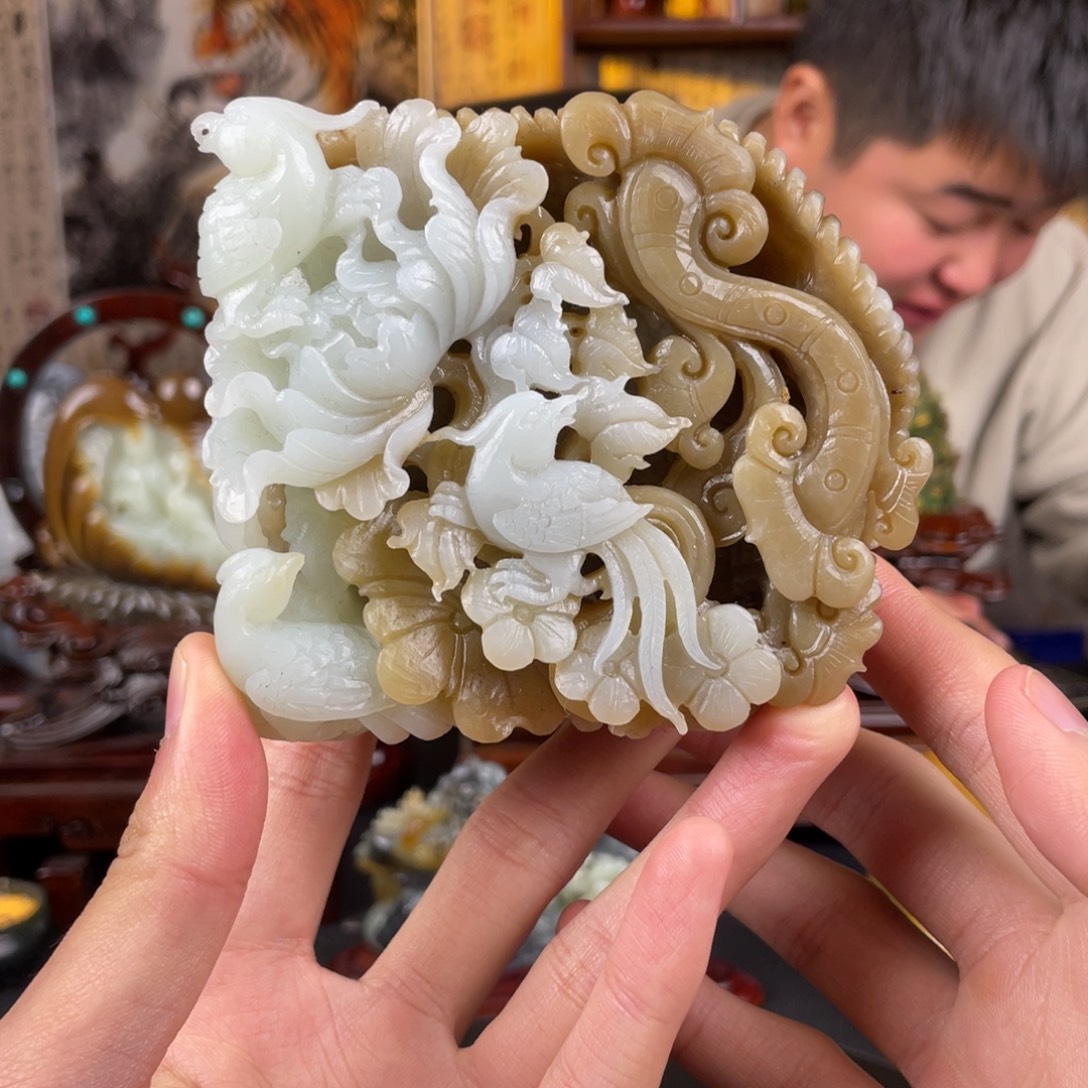 和田玉未镶嵌摆件