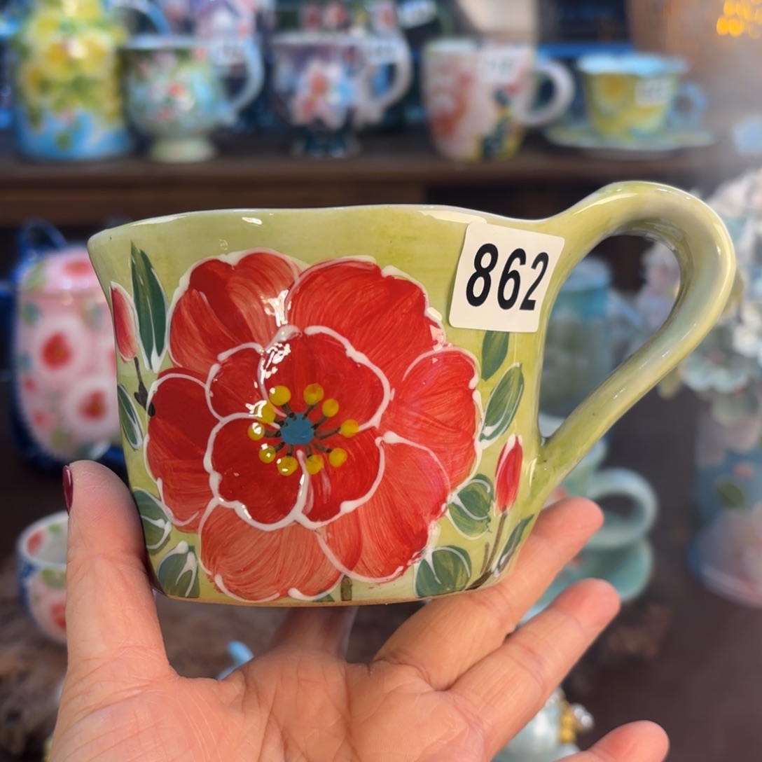 景德镇手绘高温釉下彩陶瓷茶具