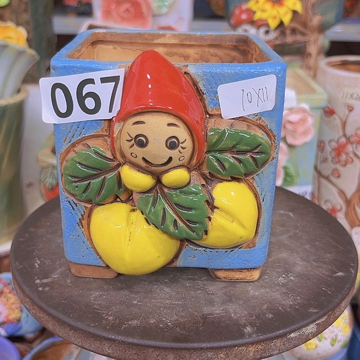 紫砂花盆粗陶材质多肉花盆