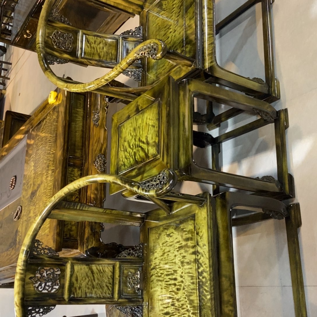 楠木皇宫椅三件套