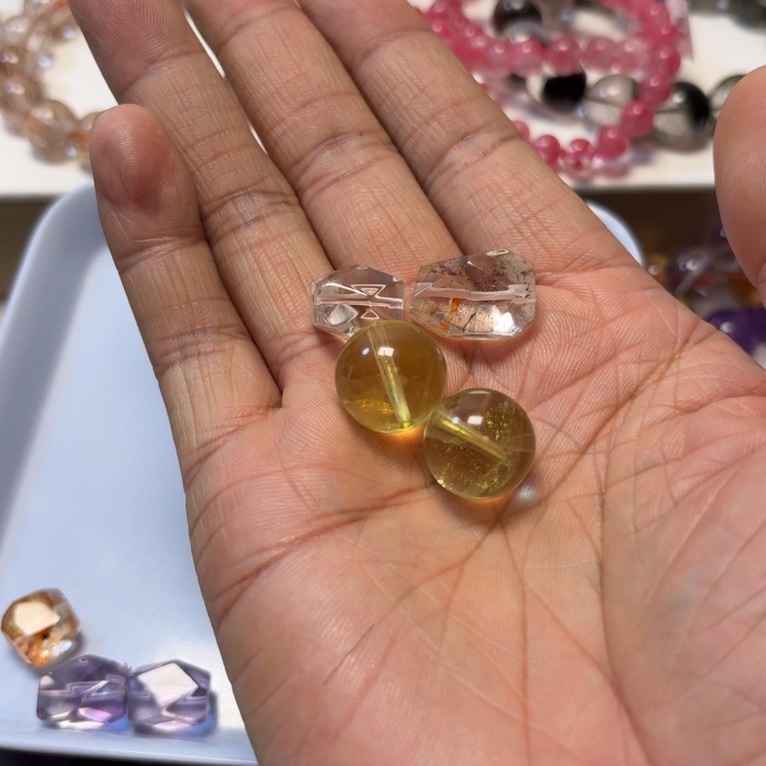 手链未镶嵌水晶水晶单珠