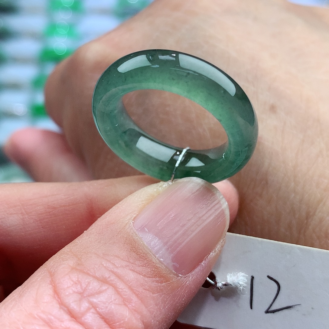 未镶嵌戒指翡翠12号