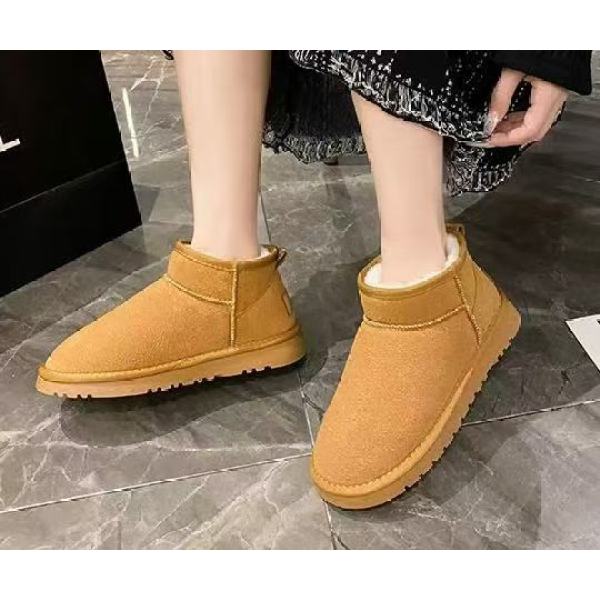 【5854】雪地靴2025新款增高迷你短筒加厚棉鞋冬