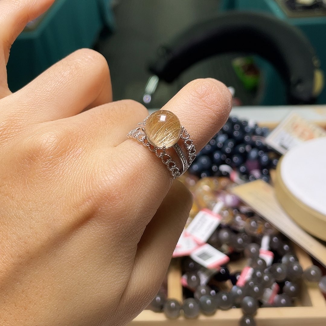 C***_珠宝半成品银S925镶嵌水晶095