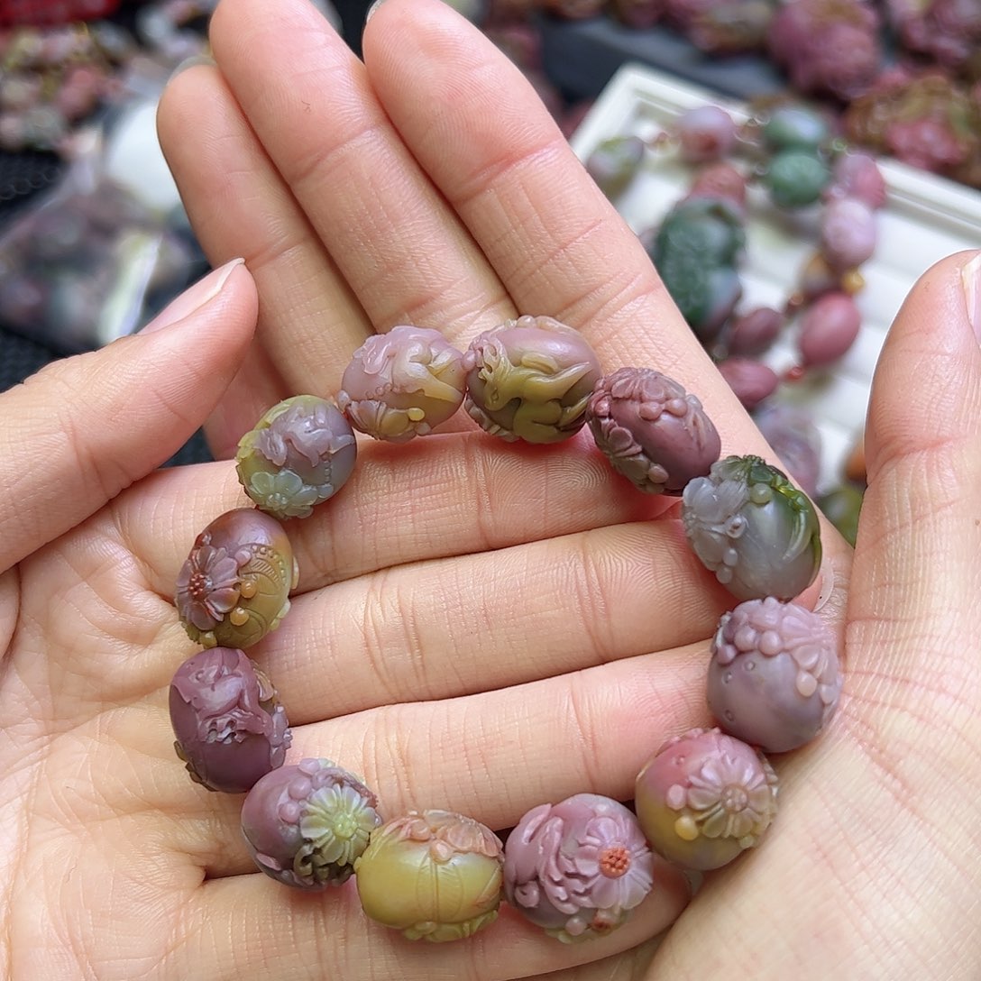 依***陽玛瑙/玉髓未镶嵌手串手串