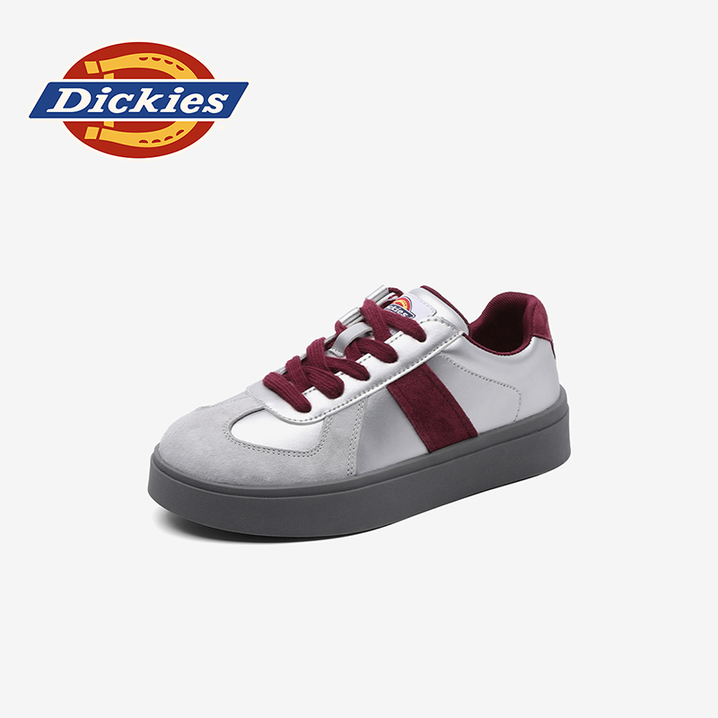 Dickies休闲德训鞋2025秋季百搭德训鞋厚底防滑女鞋软底舒适童鞋