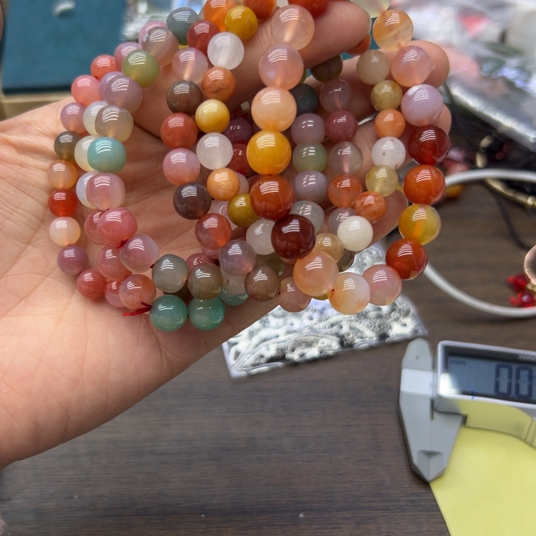 玛瑙/玉髓未镶嵌手链584