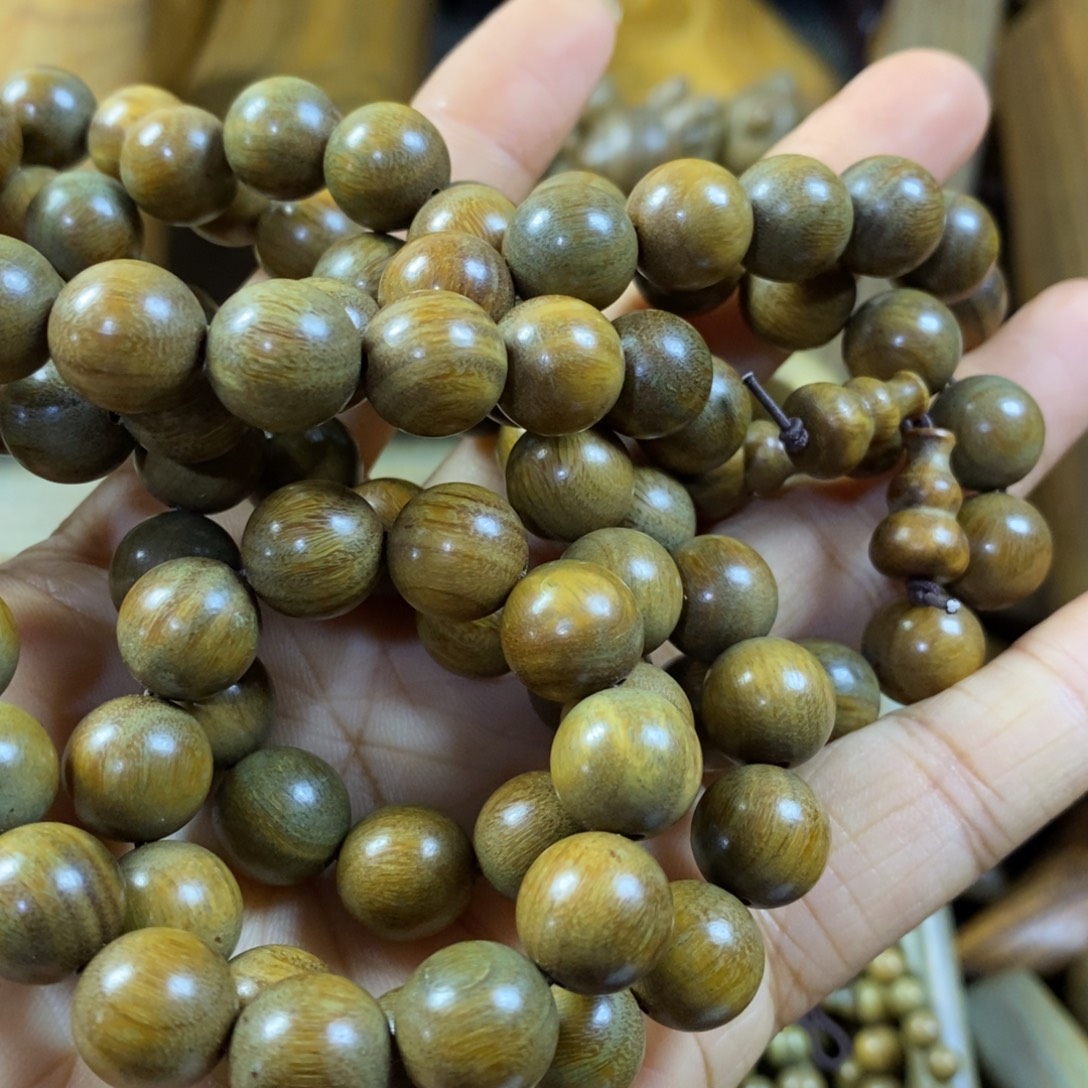 陶瓷绿檀木制工艺品50