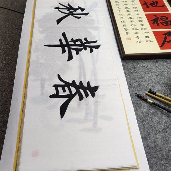书法张权馨老师亲笔手写书法