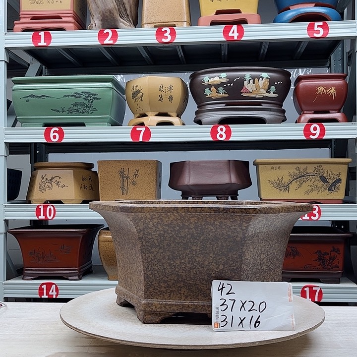 紫砂花盆紫砂花盆