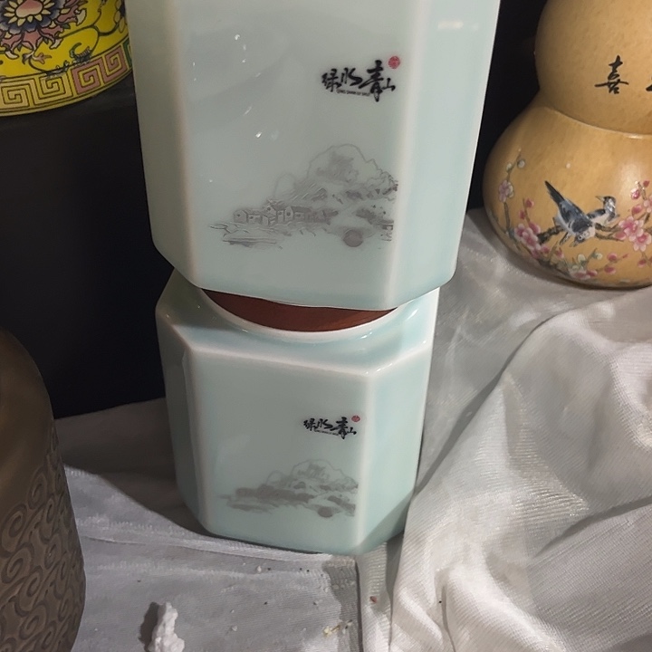 摆件陶瓷茶叶罐密封罐等