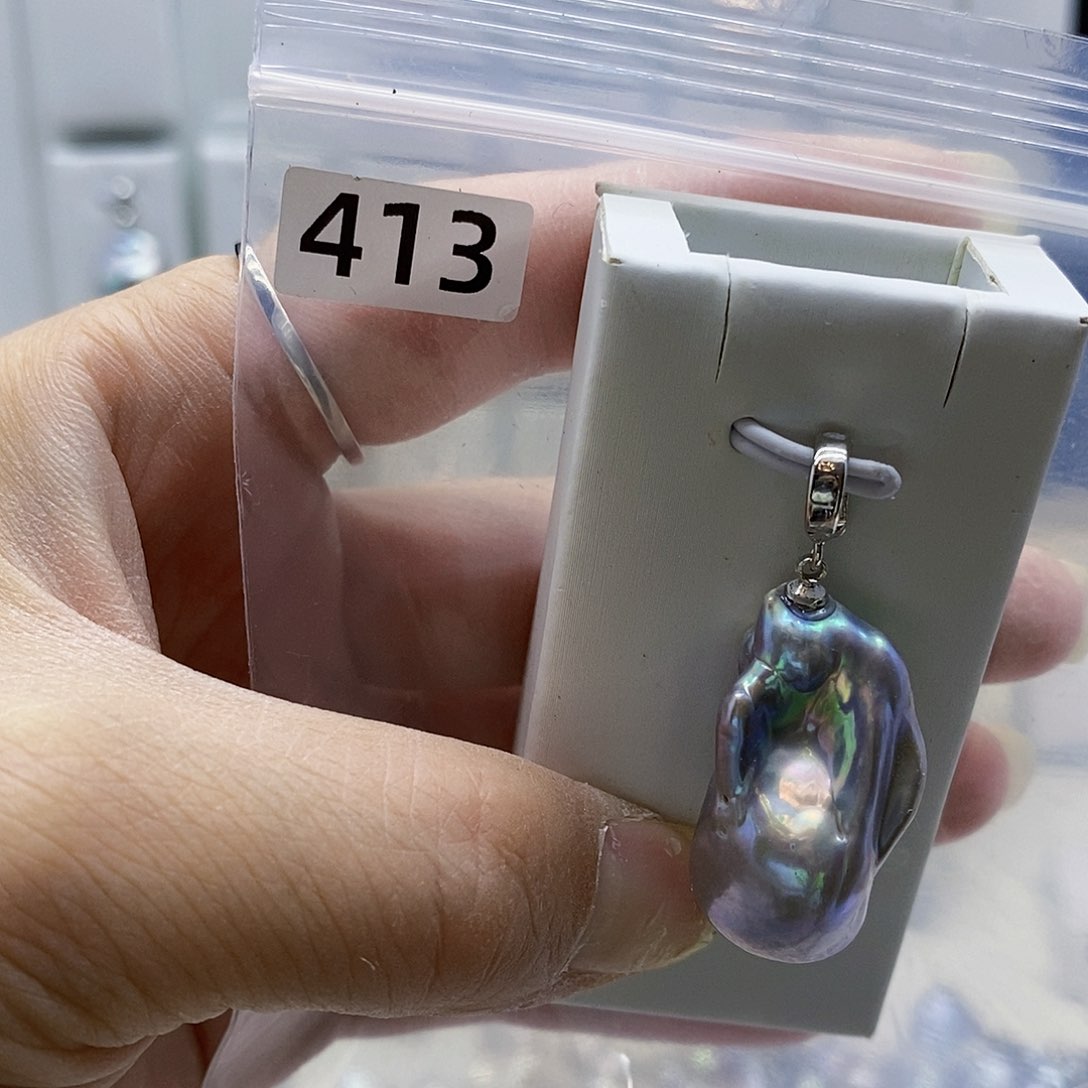 颈饰合金淡水珍珠