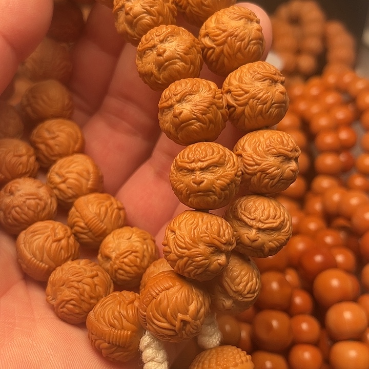 猴头核桃手串我**善黑神