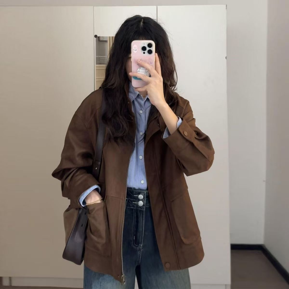 秋冬季韩系短款上衣1201-1300