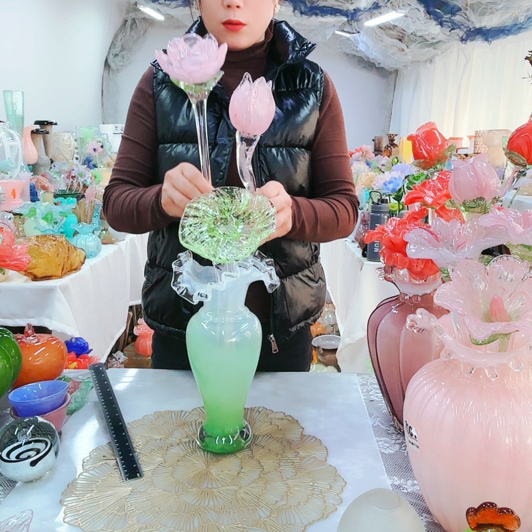 福利安妮琉璃花瓶花器艺术品
