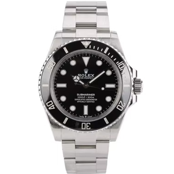 95新 Rolex/劳力士 劳力士潜航者无历黑水鬼124060/25年全套/男表