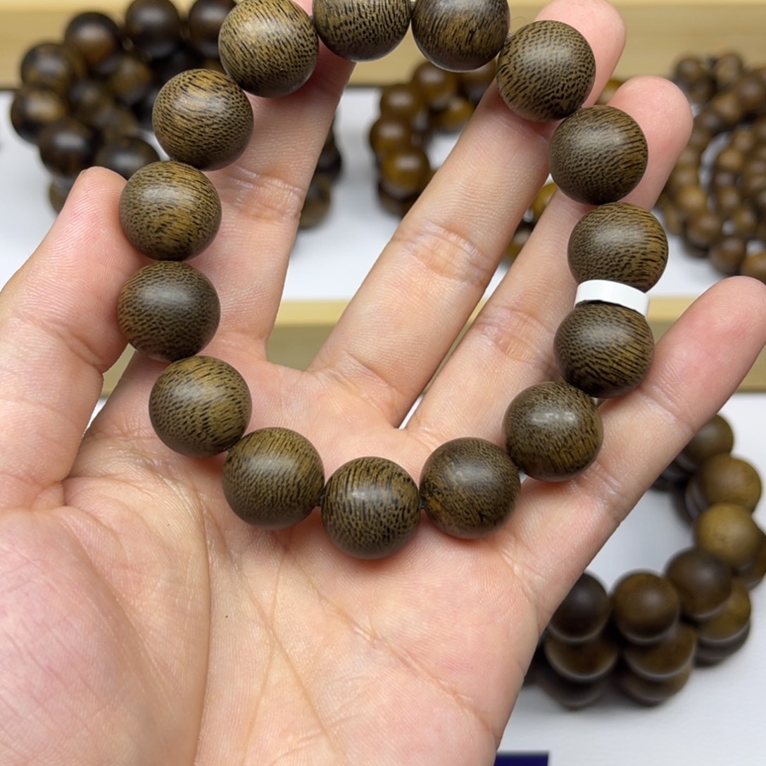 晚***呀手串沉香越南芽庄白棋楠1.4