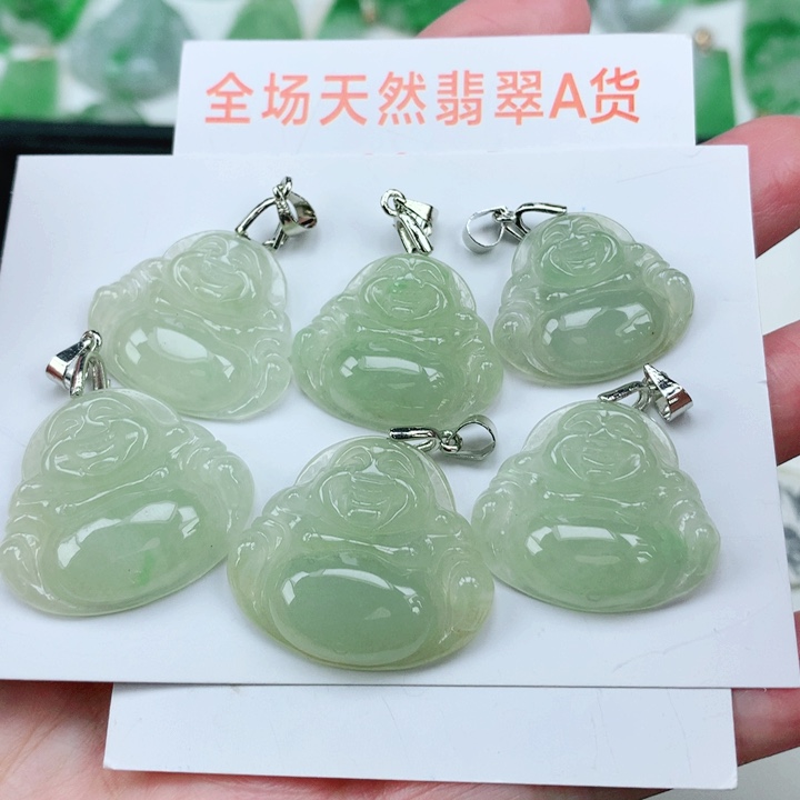 翡翠未镶嵌颈饰多样性发其1