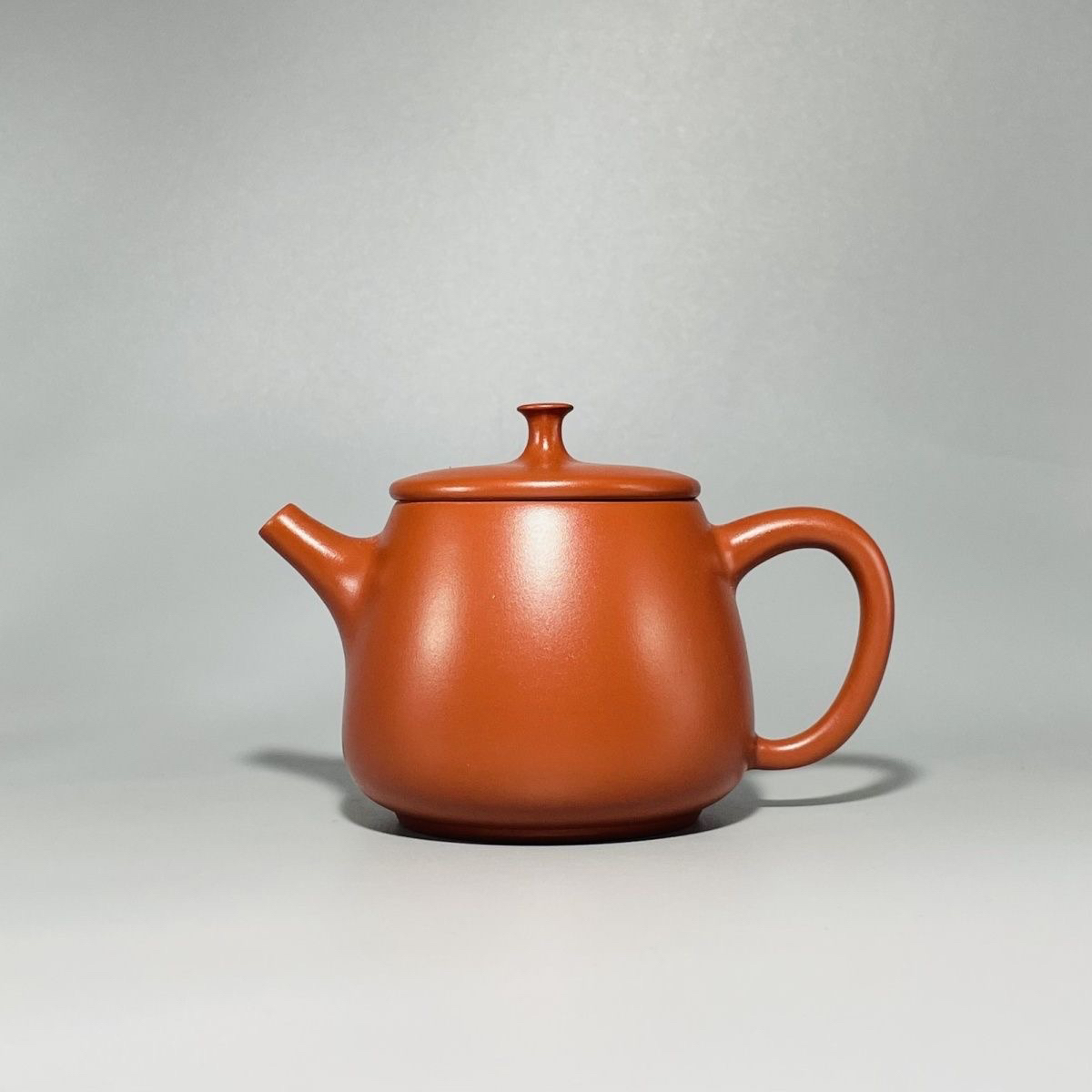 原矿朱泥全手工大口宽口茶壶直桶身汉瓦壶