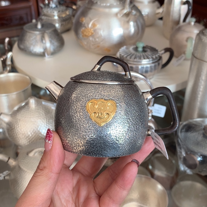 足银999如意小泡壶150容量