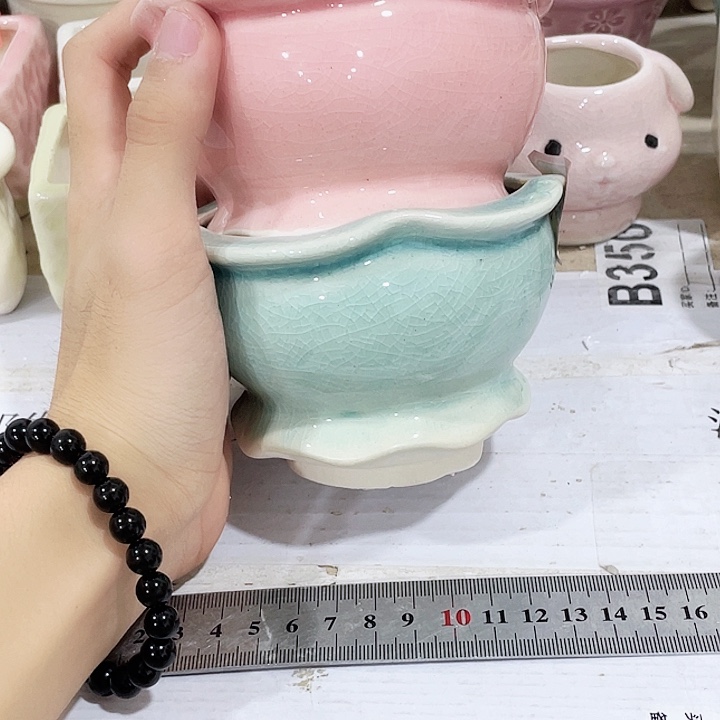 花盆陶瓷款式12包邮