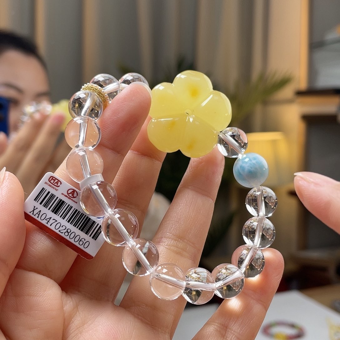 琥珀手链未镶嵌蜜蜡手串