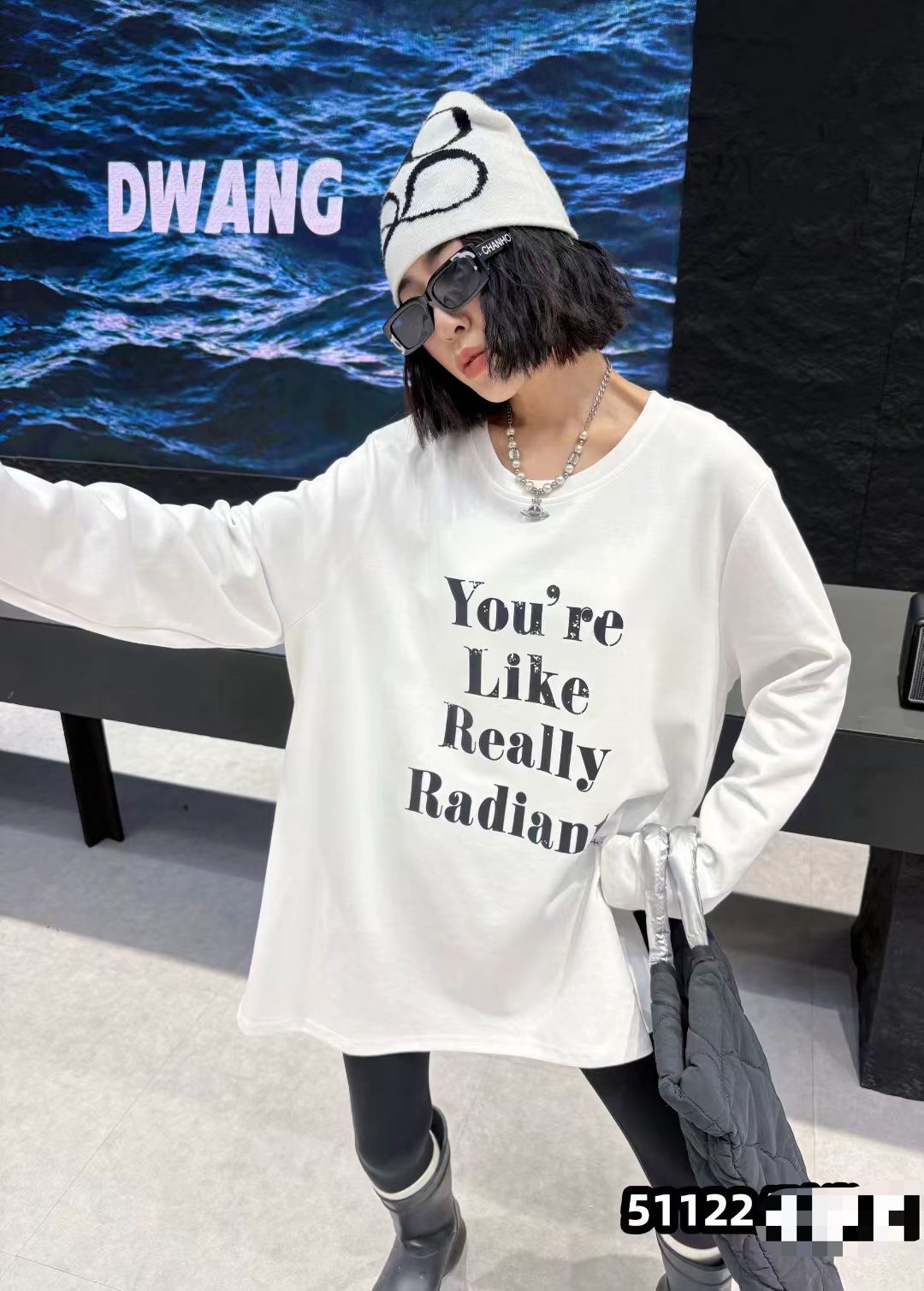 大码孕妇T恤新款网红韩版显瘦百搭双面德绒中长款打底衫51122