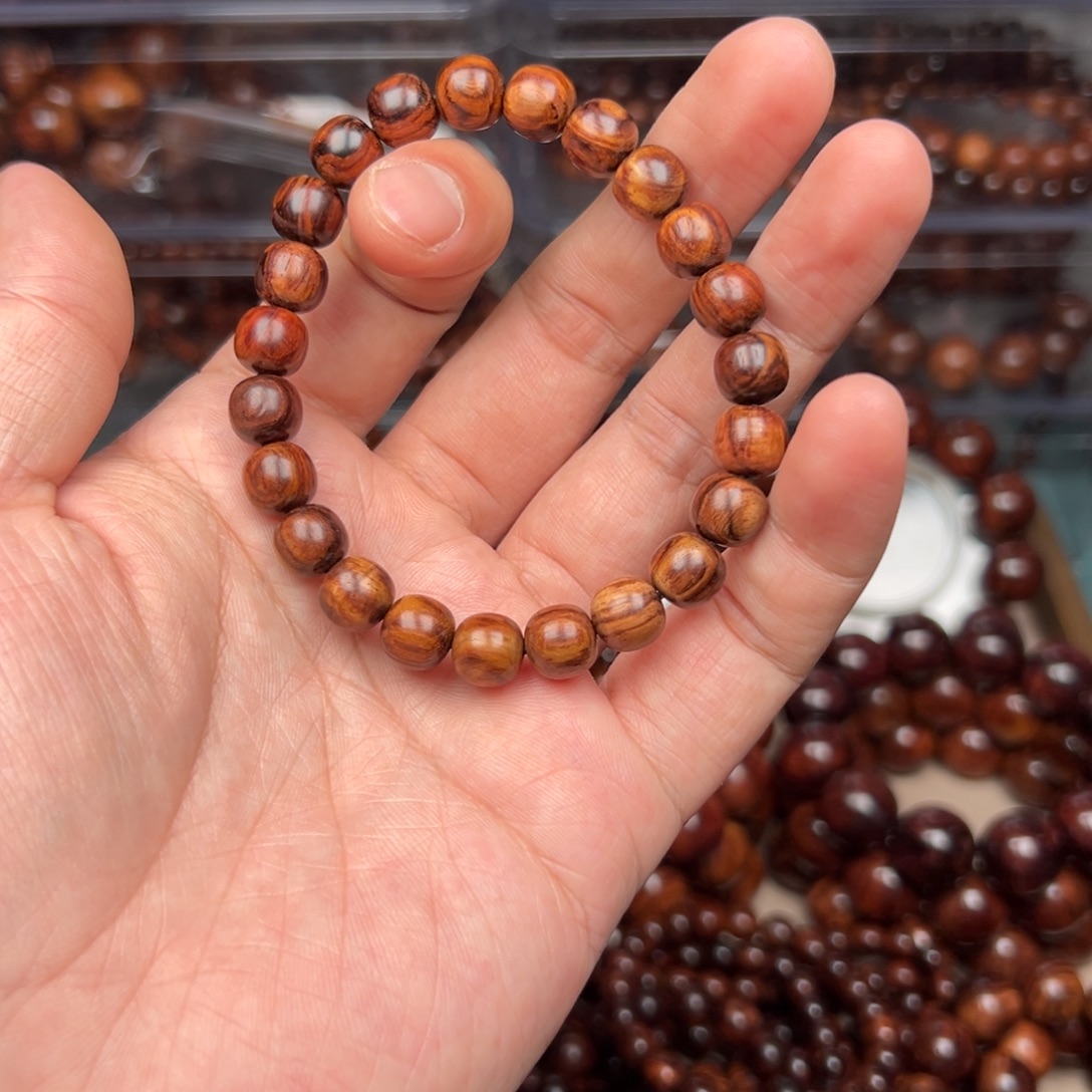 H***a黄花梨/降香黄檀海南黄花梨老料多彩8.6x9.1妖纹