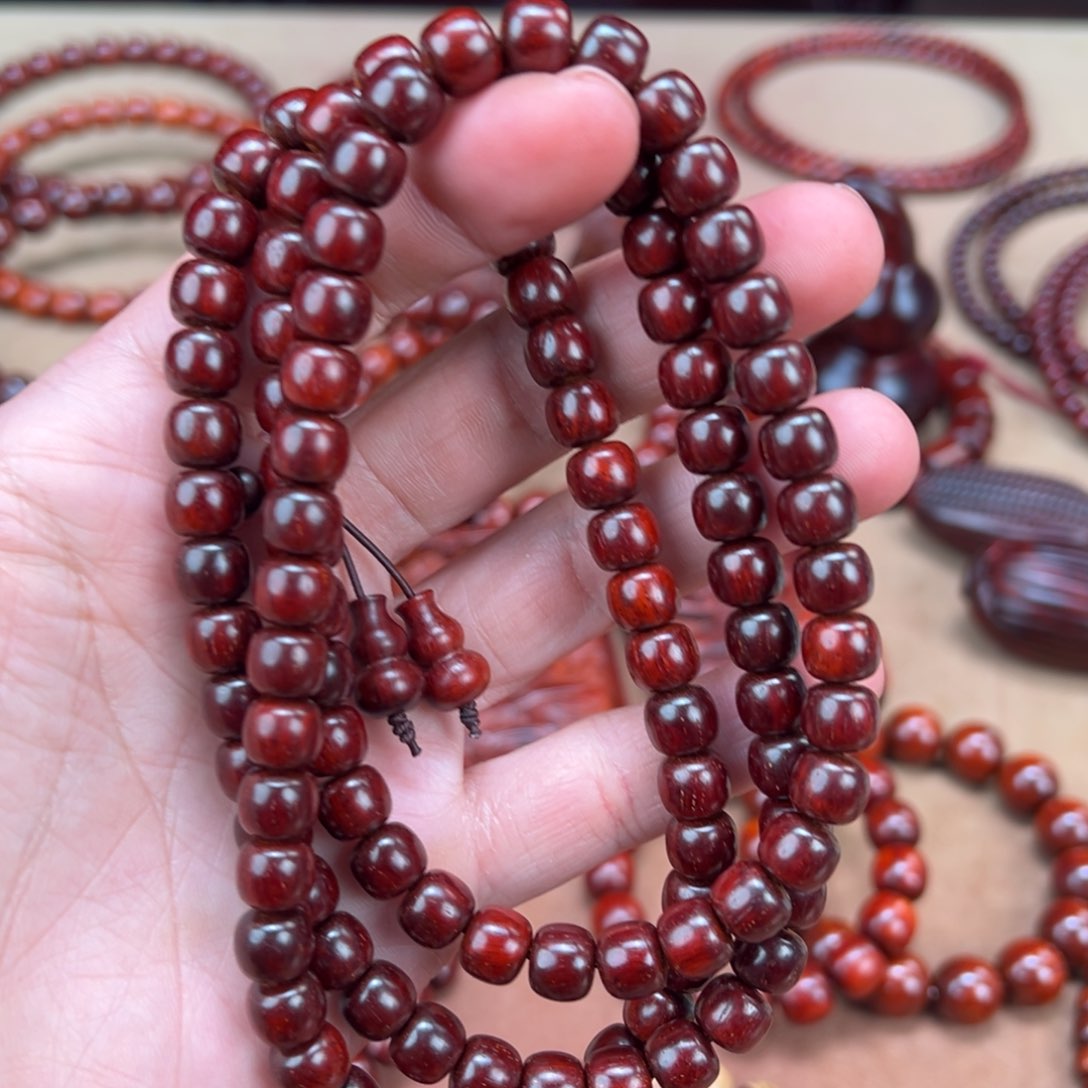 檀香紫檀（小叶紫檀）手串/手链8x9老型108，399