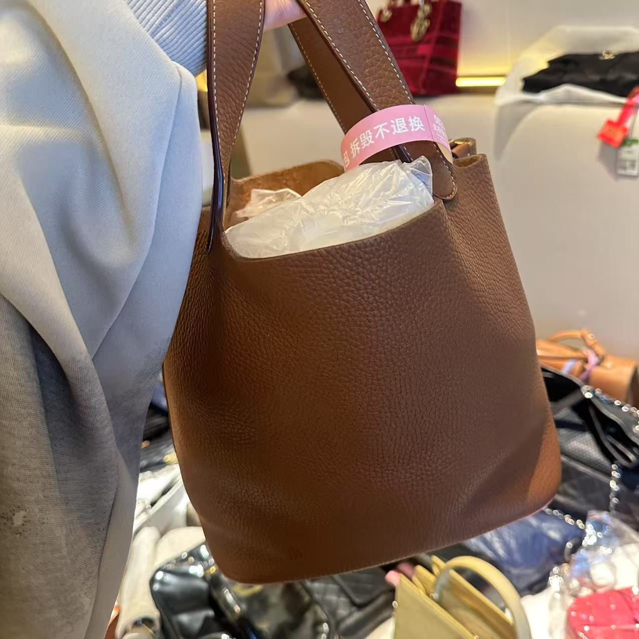 95新 Hermes/爱马仕 伦老板/95新/爱马仕菜篮子