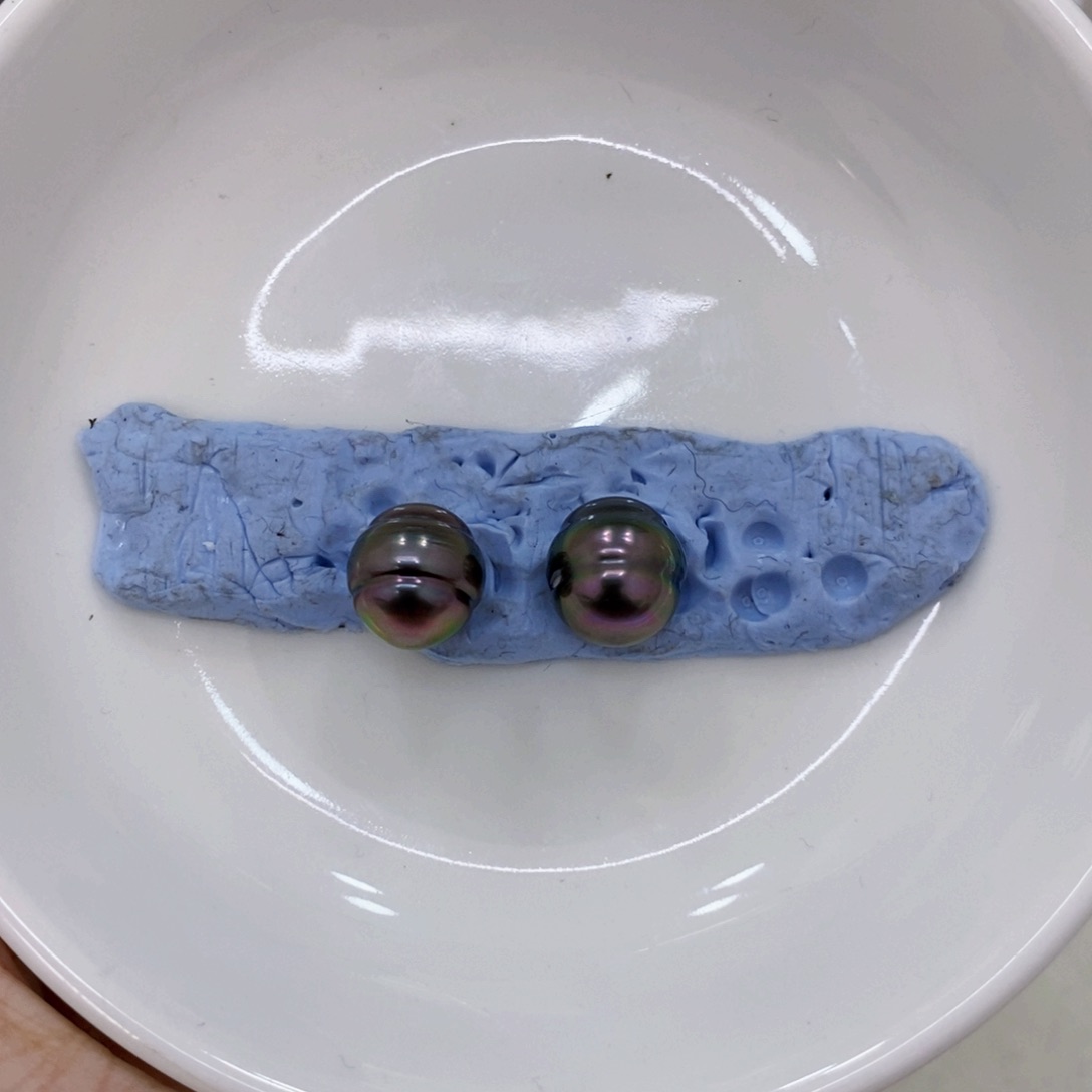 海水珍珠大溪地未镶嵌大溪地对珠10-11华