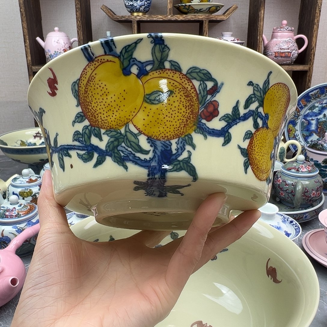 陶摆件景德镇陶瓷567老厂瓷69