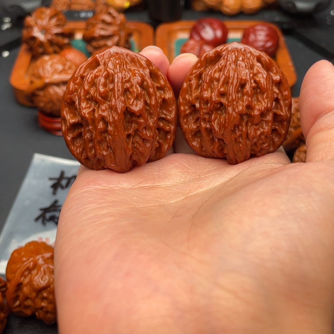 文玩核桃把件麦虎